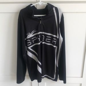 Spyder Boys size L Zip Turtleneck Baselayer